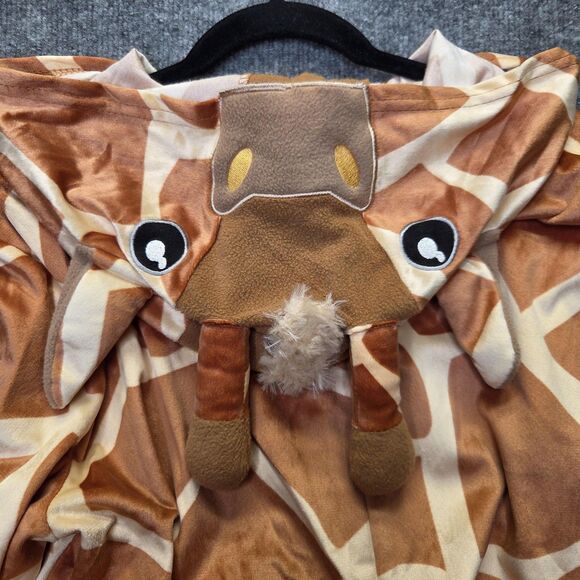 Spirit Giraffe Costume One Piece Adult XL Hood Tail Pockets Halloween One-piece - Picture 2 of 11